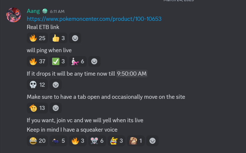 unowncollect's tweet image. Pokémon Center Destined Rivals, yeah we cooked that.
We gave a heads up 1hr before the queue got detected, that a potential drop may happen.

#Pokemon #PokemonCenter #monitors