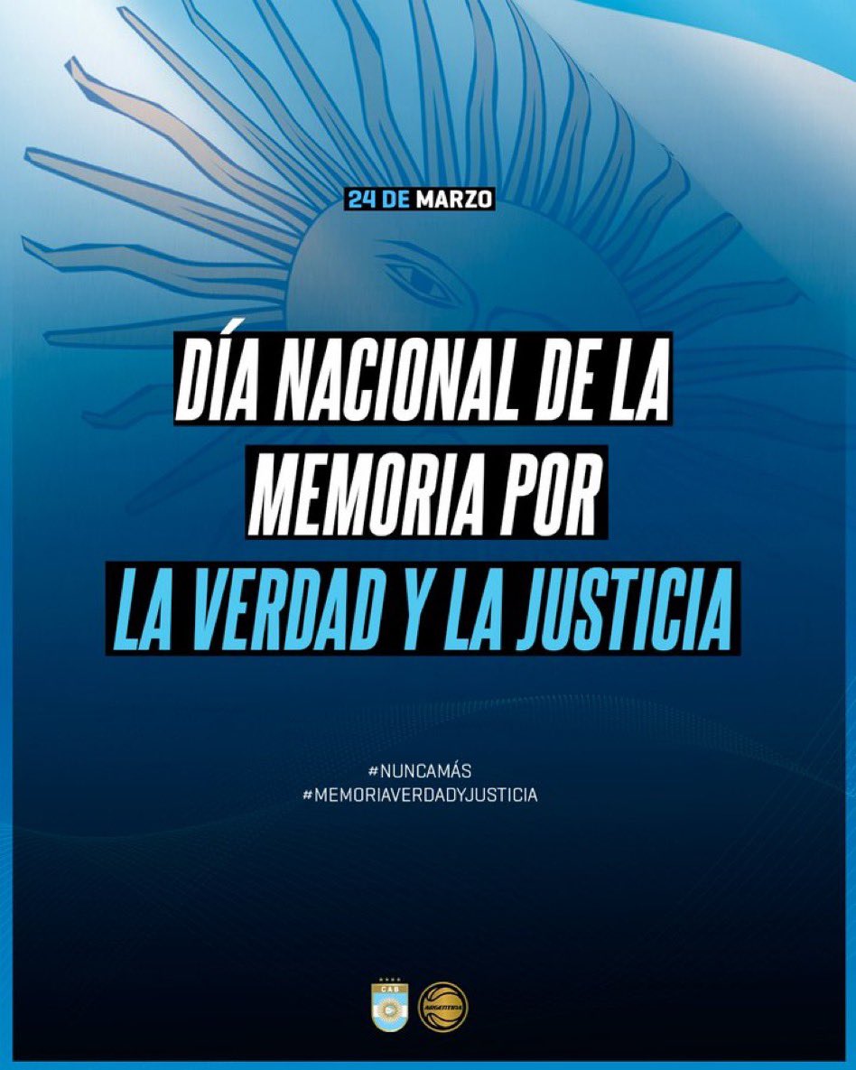 #MemoriaVerdadYJusticia 
#NuncaMas