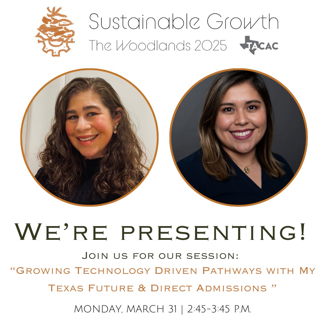 We're excited to be presenting at the <a href="/TexasACAC/">TexasACAC</a> 2025 annual Conference next Monday! We hope you'll join us for our sessions, where we'll discuss our efforts to empower educators with the resources they need to guide ALL students to success.🙌 #TexasOnCourse #TACAC2025