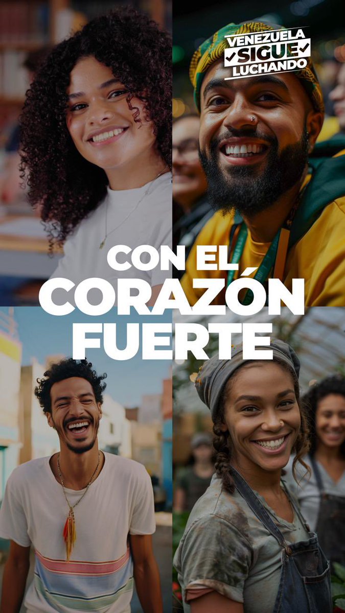 Nuestros hijos merecen el ejemplo de un país valiente, que no se rinde, que no se detiene. Venezuela sigue en lucha democrática, con la constitución en la mano #VenezuelaSigueLuchando