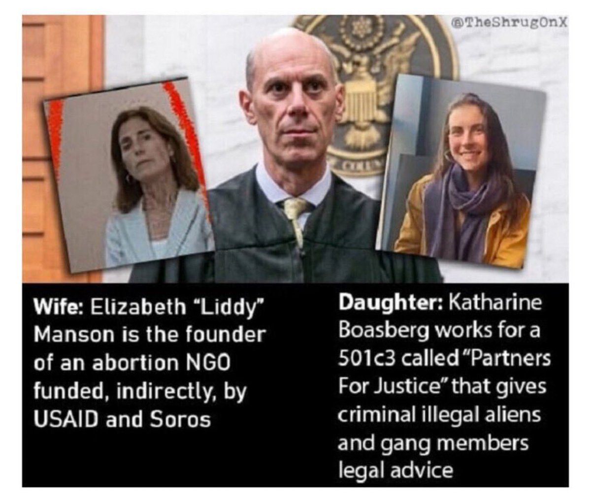 MiaVil2024's tweet image. Boasbrerg is Black Robe Terrorist! 
#impeachboasberg 
#removejudge