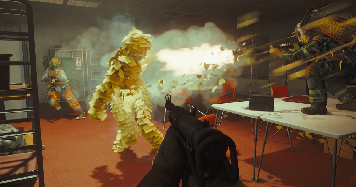 velorpiannoobo's tweet image. هل يستطيع مبتكرو لعبة Control تطوير لعبة FPS متعددة اللاعبين؟ شركة Remedy تناقش التوظيف والتحديات في تطوير لعبة تجمع بين القتال الجماعي والفكاهة السريالية. هل أنت متحمس؟

#RemedyGames #ControlGame #MultiplayerFPS #GameDevelopment