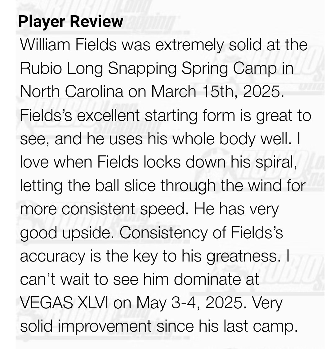 William Fields 4⭐️ LS (@williamfieldss) on Twitter photo Thanks for the write up <a href="/TheChrisRubio/">Rubio Long Snapping®</a> Finally earned my 4th Star💪Cant wait to be back Thanks for the write up <a href="/TheChrisRubio/">Rubio Long Snapping®</a> Finally earned my 4th Star💪Cant wait to be back