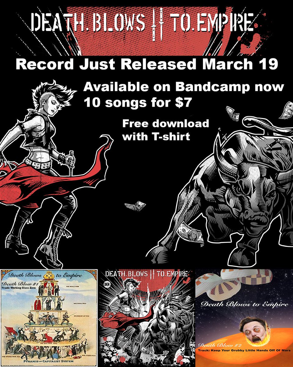 Finally, we released our re-mixed/re-mastered record.
Follow us on bandcamp: deathblowstoempire.bandcamp.com/follow_me