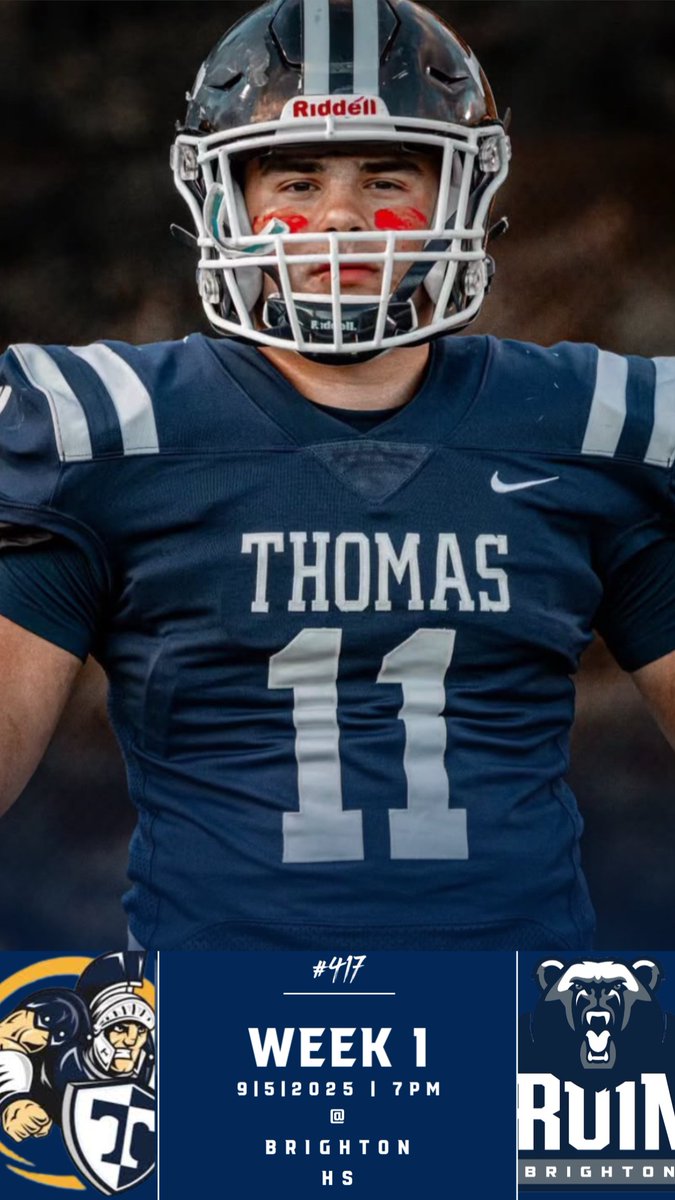 2025 Week 1 Schedule Reveal‼️🏈🔥 9/5/25 @ Brighton 7:00pm