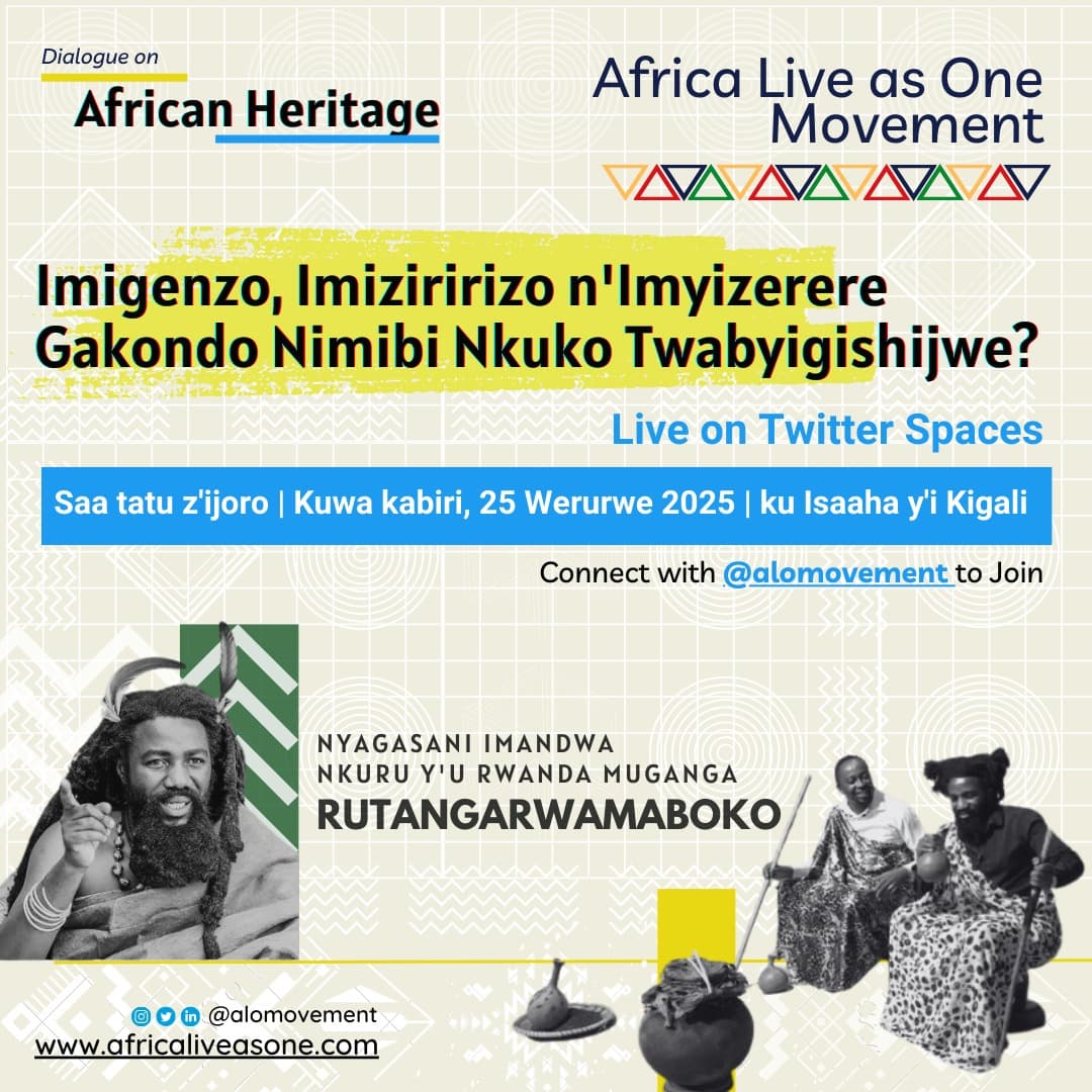 alomovement's tweet photo. 🛑 Imigenzo, Imiziririzo n'Imyizerere Gakondo – Mbese nimibi koko nk'uko twabyigishijwe? Ese koko biteye ubwoba? 🤔
Turabatumiriye muri iki cyigisho!
@RTANGARWMABOKO https://t.co/nBGCDjS5vE
