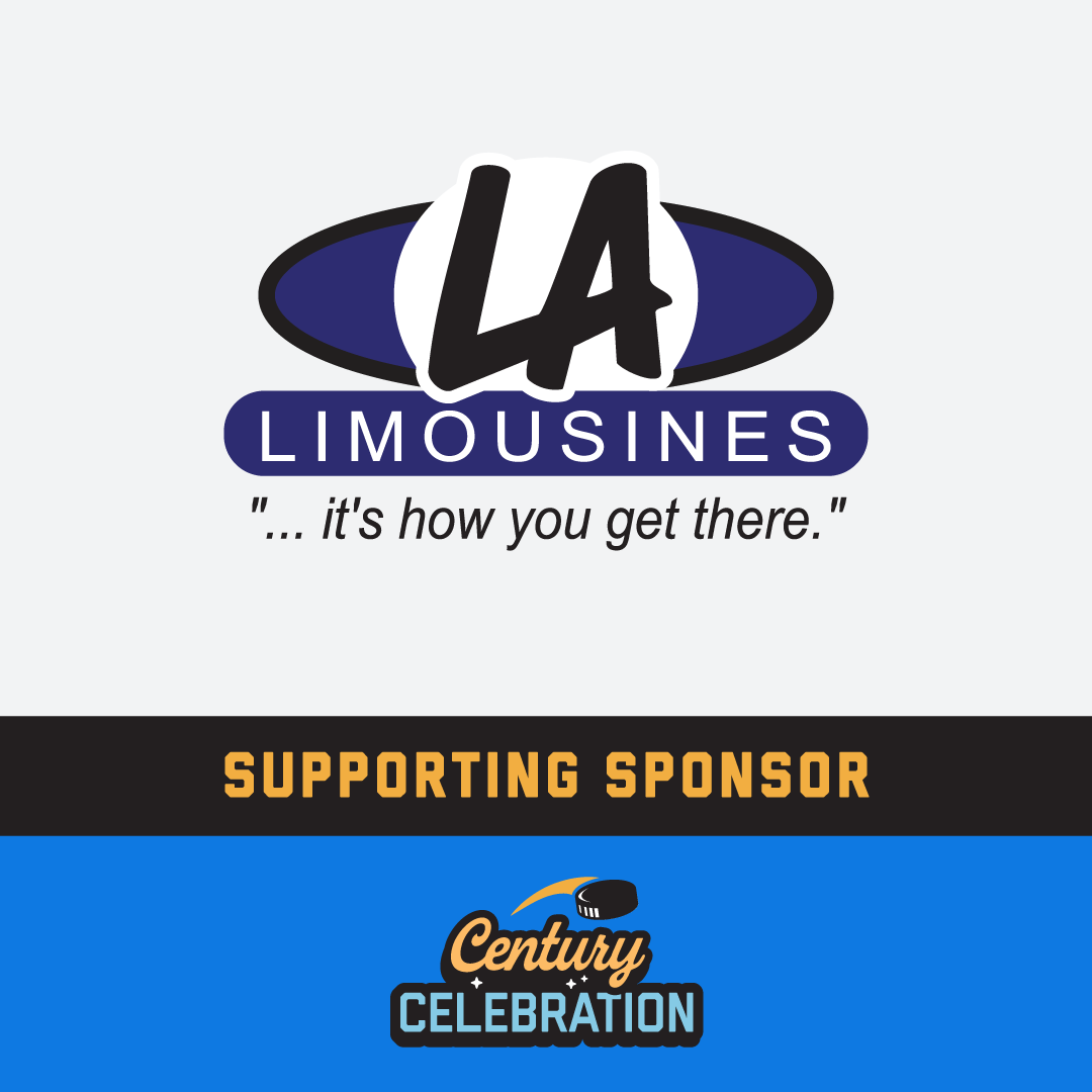 SHDICVicBC's tweet photo. 🚘🏒 Shoutout to L.A. Limos – A Supporting Sponsor! 🎉 Big thanks for helping make the #CenturyCelebration a smooth and seamless experience! 🚖 https://t.co/Cl2MQp23SX