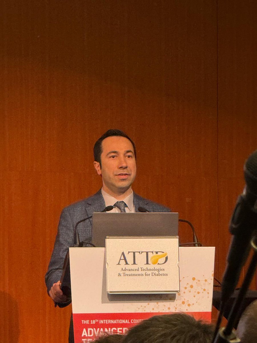 It was an honor to be a speaker at the #ATTD2025 this year. We discussed about the increasing use and benefits of GLP1 analogs in all types of diabetes. Such a great meeting for diabetes and technology and see you all next year in #ATTD2026 in Barcelona.