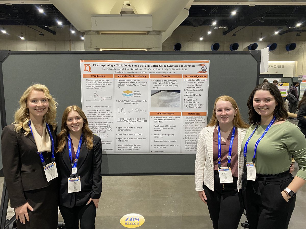 Excellent work Kerrick, Alicia, Emma, Carson, Mikayla, Abbie, Ella, Kacy, and Sarah! <a href="/HeidelbergU/">Heidelberg University</a>