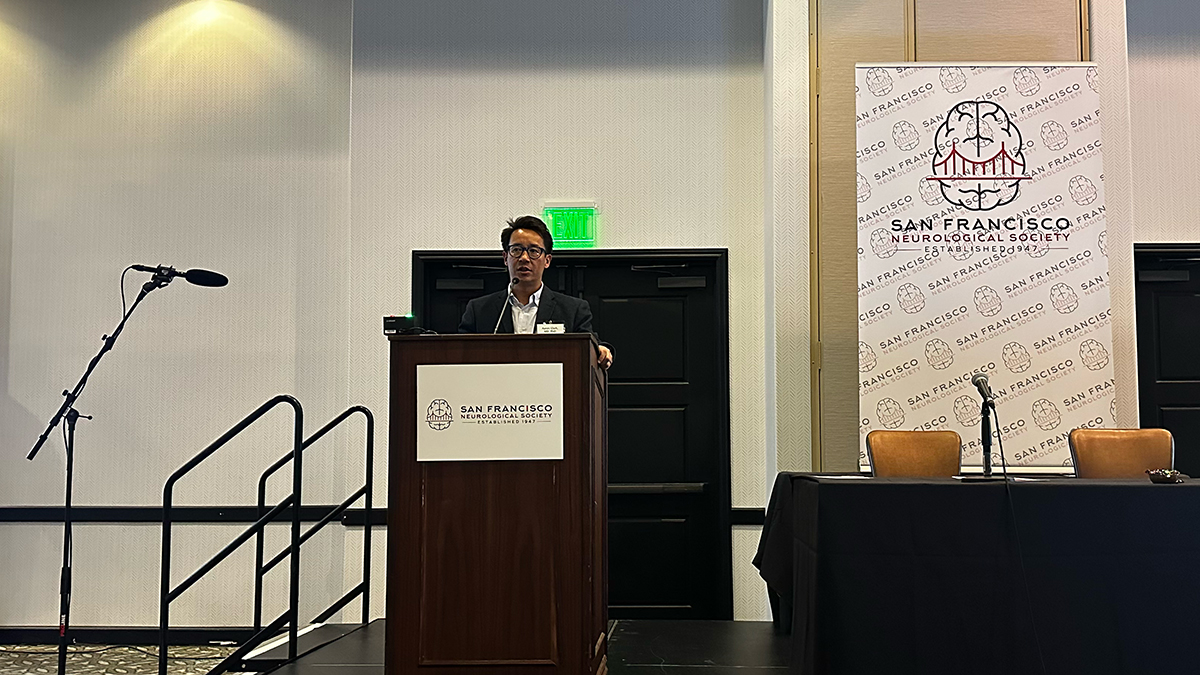 UCSF Neurosurgery (@neurosurgucsf) on Twitter photo A great day at #SFNS2025 on Saturday! Congrats to PGY6 Anthony Lee, MD, PhD on winning the Rosegay Award for his work on a novel microvascular decompression approach for #TrigeminalNeuralgia, & to PGY7 <a href="/JohnKYueMD/">John K. Yue, MD</a> whose work on predictors of #TBI severity won the Hanberry Award. A great day at #SFNS2025 on Saturday! Congrats to PGY6 Anthony Lee, MD, PhD on winning the Rosegay Award for his work on a novel microvascular decompression approach for #TrigeminalNeuralgia, & to PGY7 <a href="/JohnKYueMD/">John K. Yue, MD</a> whose work on predictors of #TBI severity won the Hanberry Award.