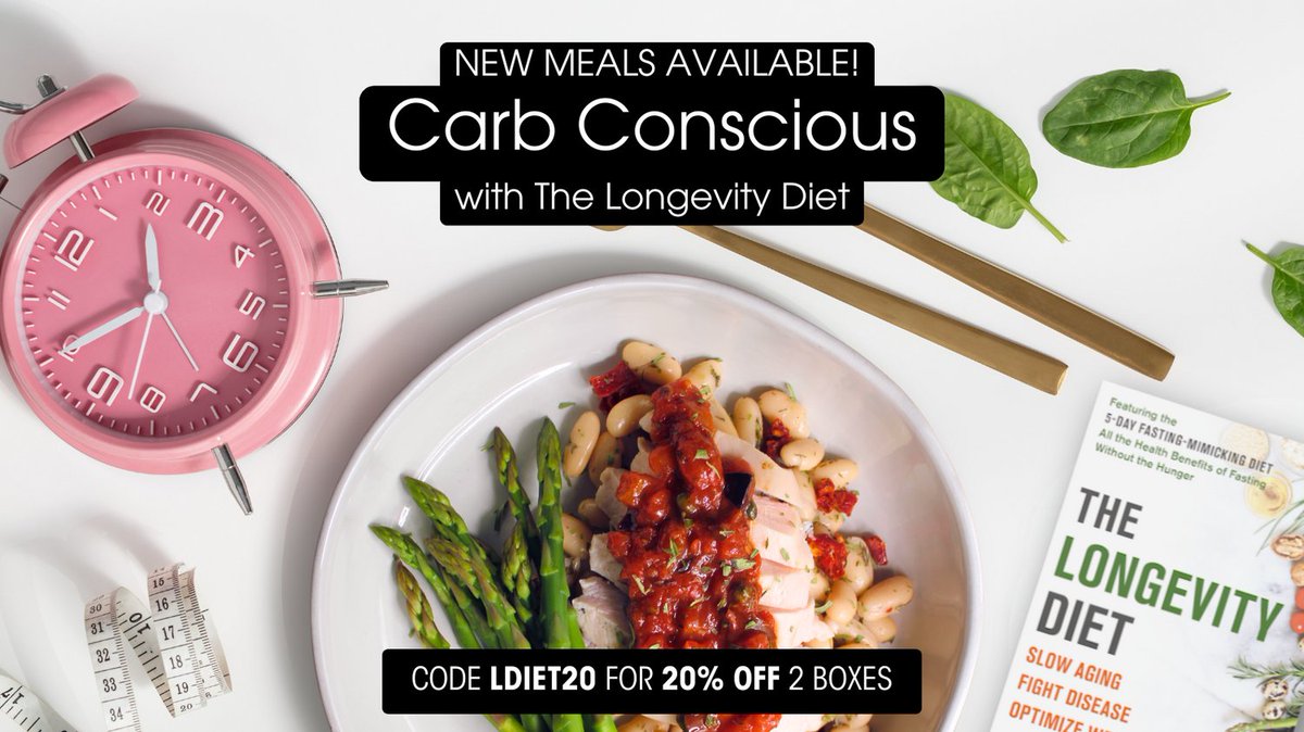 FLASH SALE! Use code LDIET20 to get 20% off your first two boxes of a new meal plan~

Our meal plans: nutritionforlongevity.com/collections/me…

#nutritionforlongevity #n4l #rdn #rd #detitian #registered #registereddietitian #nutrition #nutritionist #diet #health #mealplan #longevity #diet #longo