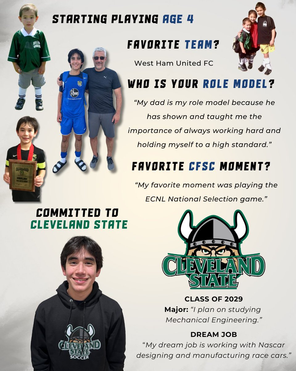 ClevForceSC's tweet photo. Meet Cleveland Force SC Icon Player, Gianni Marella (2007)! Gianni plays for our ECNL and USL Academy Boys teams and has been with CFSC for 14 years!

Get to know Gianni and what makes him a Cleveland Force Icon!!!

#chirp #clevelandforcesc #ForceIcon https://t.co/99jPv4LZR9