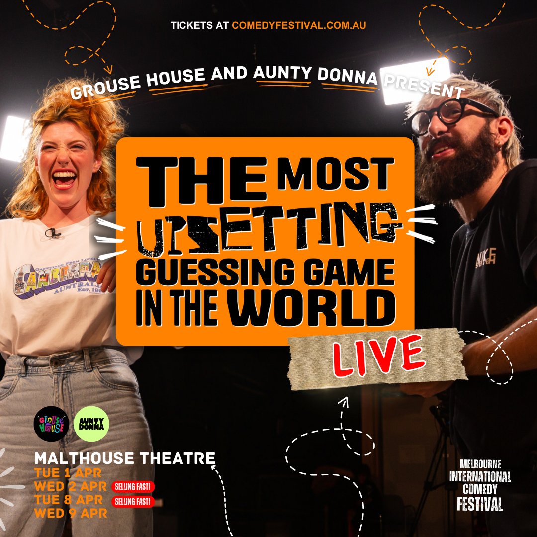 Aunty Donna (@auntydonnaboys) on Twitter photo COMEDY FESTIVAL STARTS THIS WEEK! Grab your tickets quick, as a couple of shows have almost sold outš¤Æ! cntury.co/mugg25 <a href="/GrouseHouseTV/">Grouse House</a> <a href="/FrankieMcnair/">Frankie McNair</a> COMEDY FESTIVAL STARTS THIS WEEK! Grab your tickets quick, as a couple of shows have almost sold outš¤Æ! cntury.co/mugg25 <a href="/GrouseHouseTV/">Grouse House</a> <a href="/FrankieMcnair/">Frankie McNair</a>