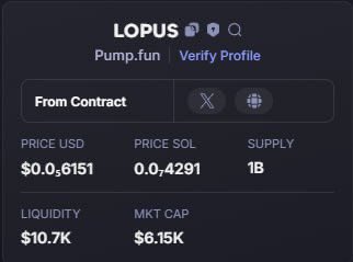 brucebanner883's tweet photo. 🏖Contact us to receive the earliest call
 🔗 https://t.co/JE5UEEvi6N
CA
DptRUfTVtg7n8XVLTFq1g48QWGMe4oWM3zTvztmSpump
UPDATE :    SOL    /   $LOPUS

Caller :       6k   -   ATH    658k
                              
Done  :     318✖️   

#Solana #memecoin #murong #GIZA
#LOPUS https://t.co/9n8bfjv4Dx