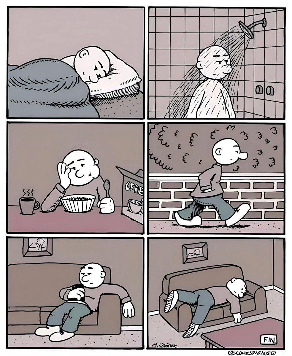 A exaustão mental é muito pior que a exaustão física.