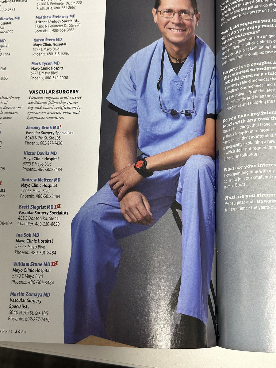 Andrew J. Meltzer, MD, MBA (@ajmeltzermd) on Twitter photo Congratulations to the <a href="/MayoAZSurg/">Mayo Clinic AZ Department of Surgery</a> 2025 <a href="/phoenixmagazine/">PHOENIX magazine</a> Top Docs! 18 of our surgeons were recognized this year, and Dr. Davila was featured! Congratulations to the <a href="/MayoAZSurg/">Mayo Clinic AZ Department of Surgery</a> 2025 <a href="/phoenixmagazine/">PHOENIX magazine</a> Top Docs! 18 of our surgeons were recognized this year, and Dr. Davila was featured!