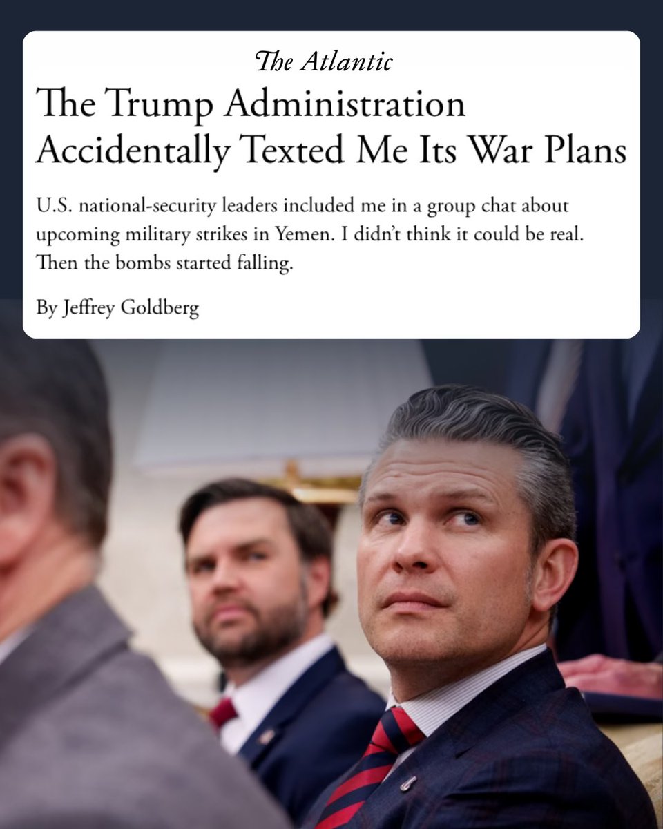 This administration's recklessness is appalling.

Our service members need competent leadership. Their lives depend on it.