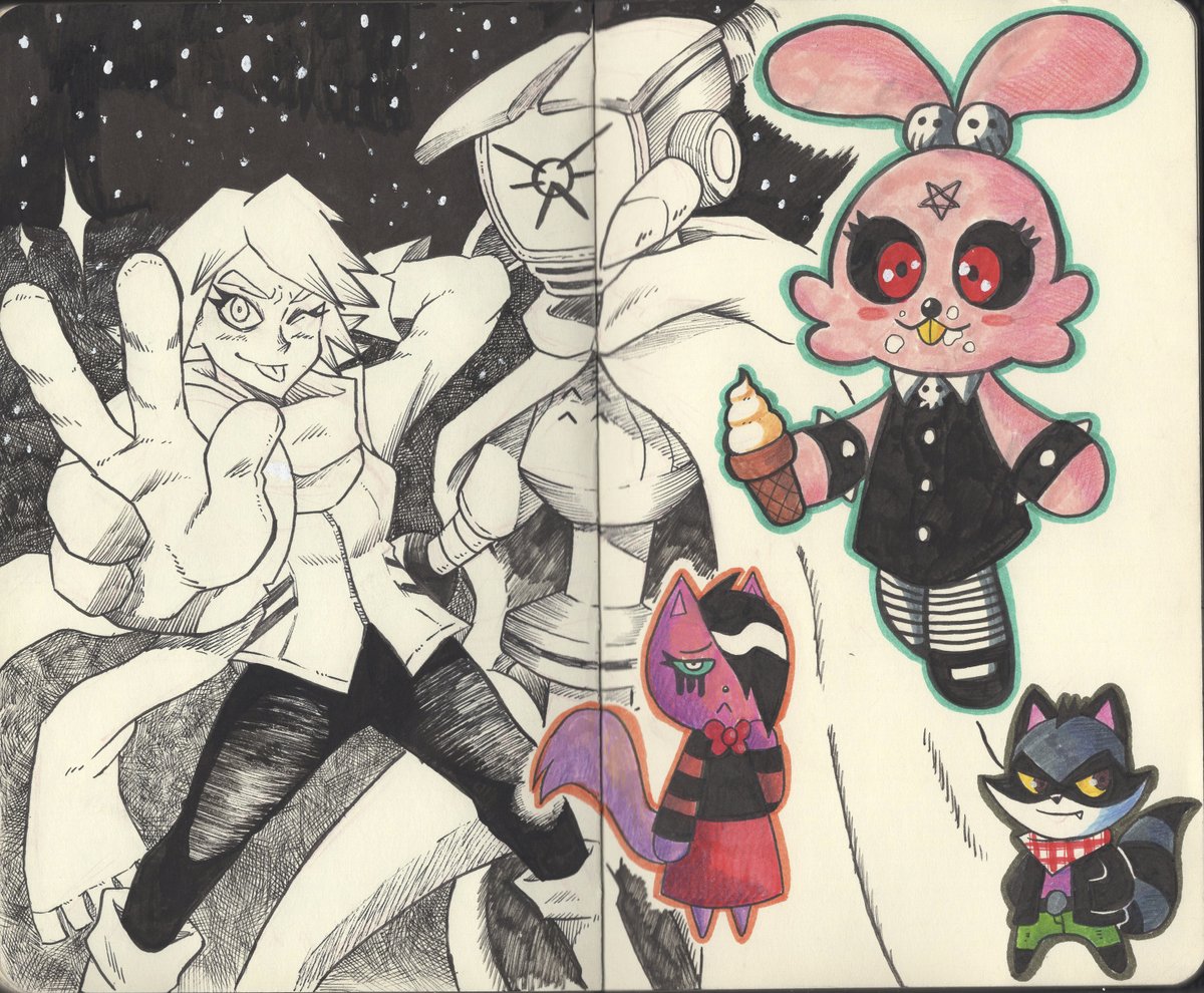 NECROSART98's tweet image. FLCL and Goth shit
#flcl #anime #bunny #foolycooly #furry #goth #sketchbook #asketch #ink #traditionalart #fanart #furikuri #sakuramicron #copic