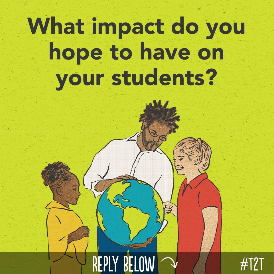 teacher2teacher's tweet photo. When Ss leave your classroom for the last time, what message do you want them to take away? https://t.co/l9lha6rWF2