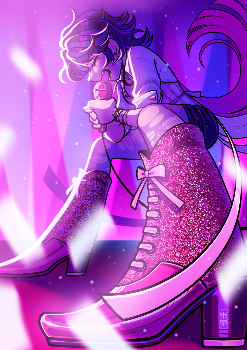 Minku_MuZi's tweet photo. ✨💞🪩PINK PONY CLUB🪩💞✨
Feels a little strange having my rebellious phase after high school but we’re trying our best! Putting this song on repeat
Graphic chibi style⚡️
#digitalart #Minkids #commissionsopen #commissionopen #digitalart #animeart #oc #chappellroan #pinkponyclub https://t.co/37d5g1zO0b