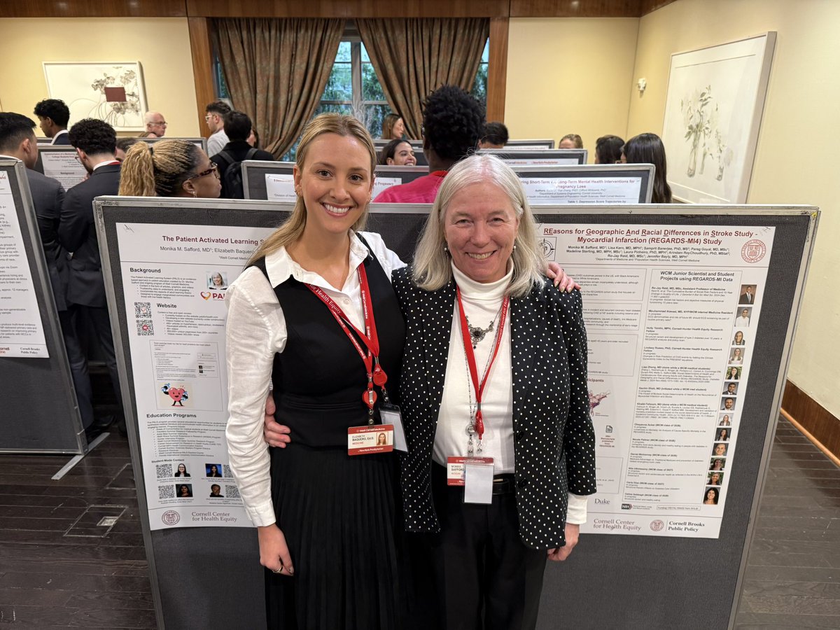Elizabeth Baquero, Ed.D. M.S. (@drlizbaquero) on Twitter photo Presenting our research at the #ccheq2025 symposium
<a href="/MonikaSafford/">Monika SaffordMD</a> <a href="/WeillCornell/">Weill Cornell Medicine</a> <a href="/WCMGIM/">General Internal Medicine</a> Presenting our research at the #ccheq2025 symposium
<a href="/MonikaSafford/">Monika SaffordMD</a> <a href="/WeillCornell/">Weill Cornell Medicine</a> <a href="/WCMGIM/">General Internal Medicine</a>