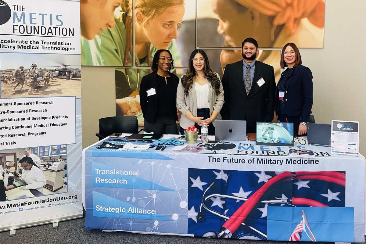 The Metis Foundation had a great time at the BioMed Career Fair! 💡🔬
Thanks to all who visited our booth. We're excited about the future of medical research and innovation! Reach out to explore career opportunities with us! #MetisFoundation #BioMedCareerFair