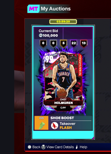 best card in the game selling in 4 hours get em he da best no cap