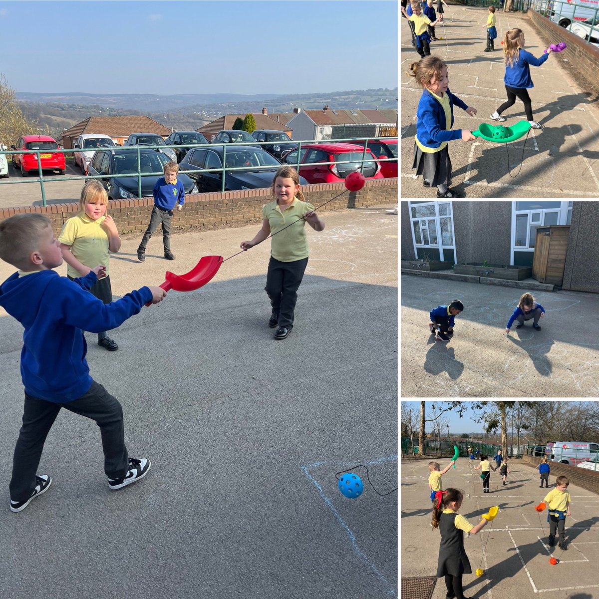 A big thank you to our F@B for our playground equipment! We had great fun testing it out 🎾🏀⚽️