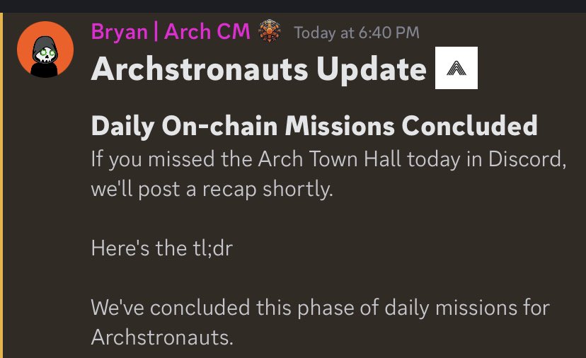 _0x_23's tweet image. Update on #Archnetwork