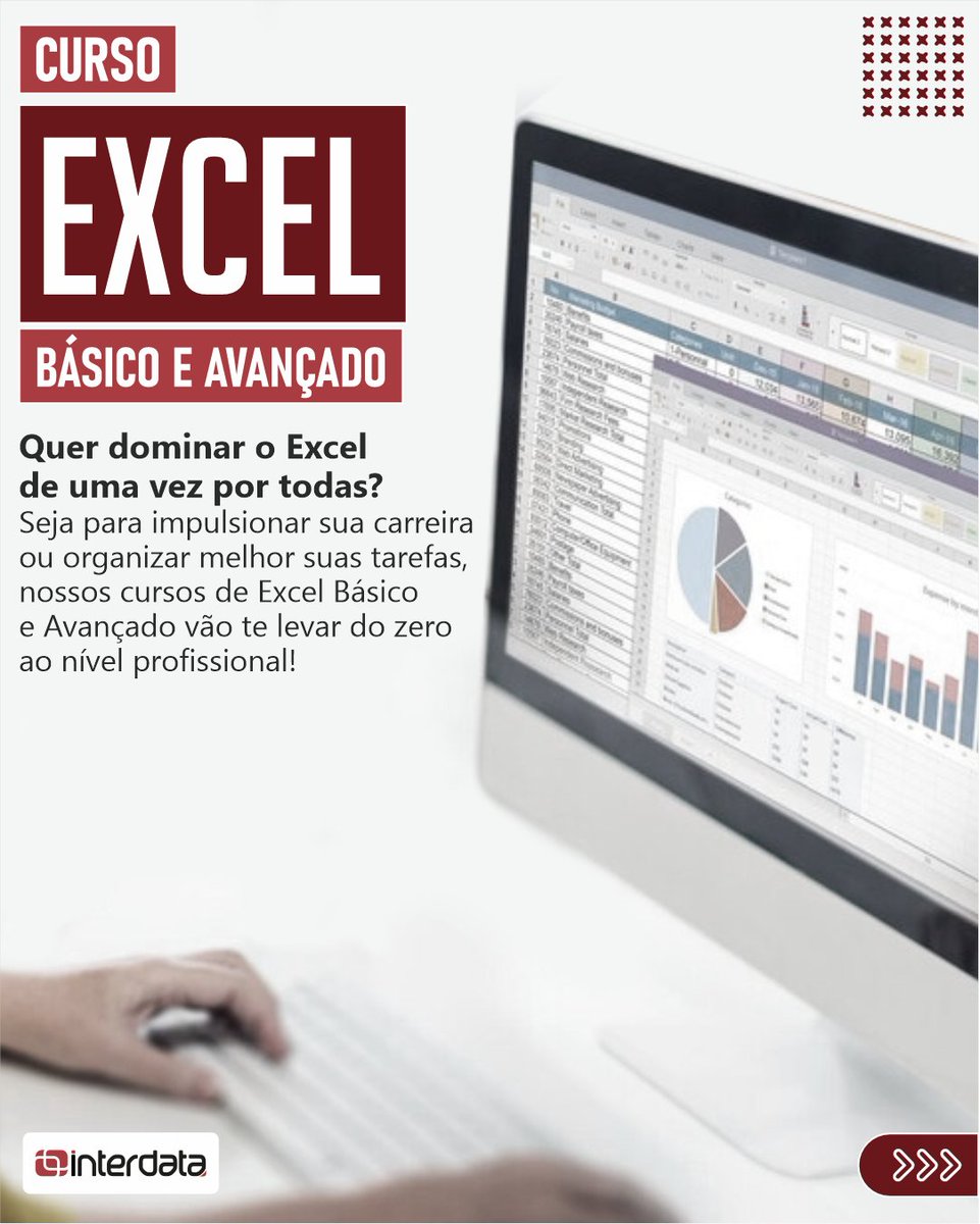 interdatacursos's tweet image. Seja para impulsionar sua carreira ou organizar melhor suas tarefas, nossos cursos de Excel Básico e Excel Avançado vão te levar do zero ao nível profissional!
📲WhatsApp: (81) 𝟗𝟗𝟗𝟒𝟗-𝟐𝟏𝟓𝟔
#interdatacursos #excel #cursodeexcel #planilha #planilhaexcel #planilhaeletônica