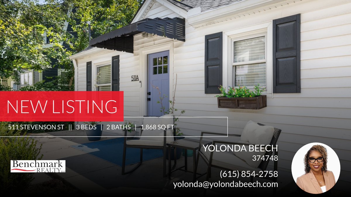 YOLONDA_BEECH's tweet photo. 📍 New Listing 📍 Take a look at this fantastic new property that just hit the market located at 511 Stevenson St in Nashville. Reach out here or at (615) 854-2758 for more information!

Listed by Jeanine Sandford

Yolonda Beech, R... https://t.co/UqkSXPXdiq https://t.co/D2yDWuVggD
