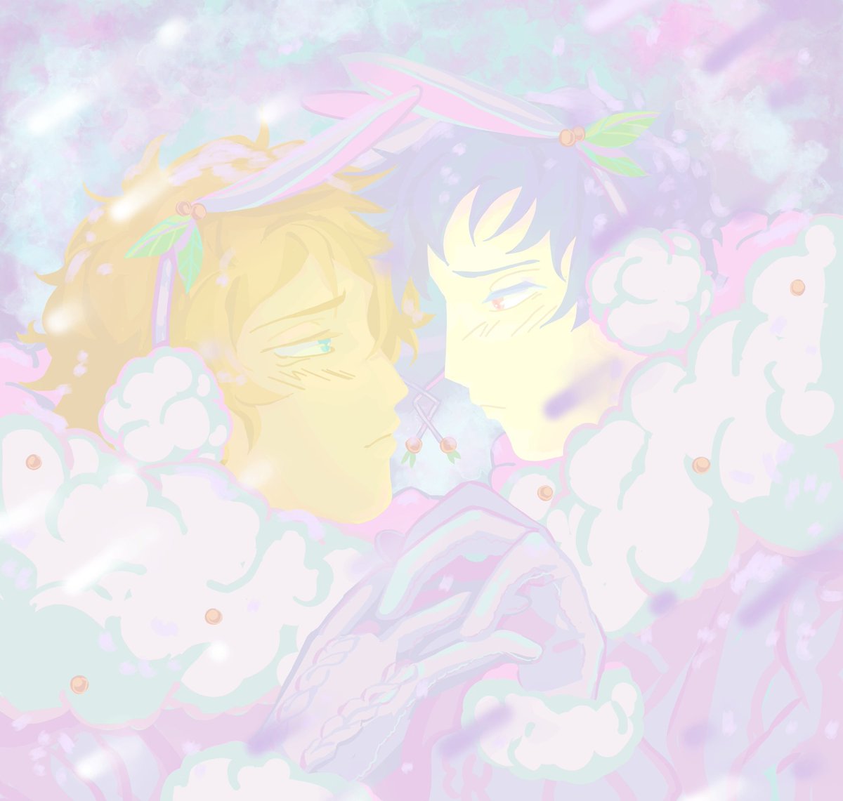 D7: Christmas/Free Day 
snow bunny….
#mdyzweek2025 #midoyuzu #みどゆづ
finishing tomorrows piece as I post this 😭