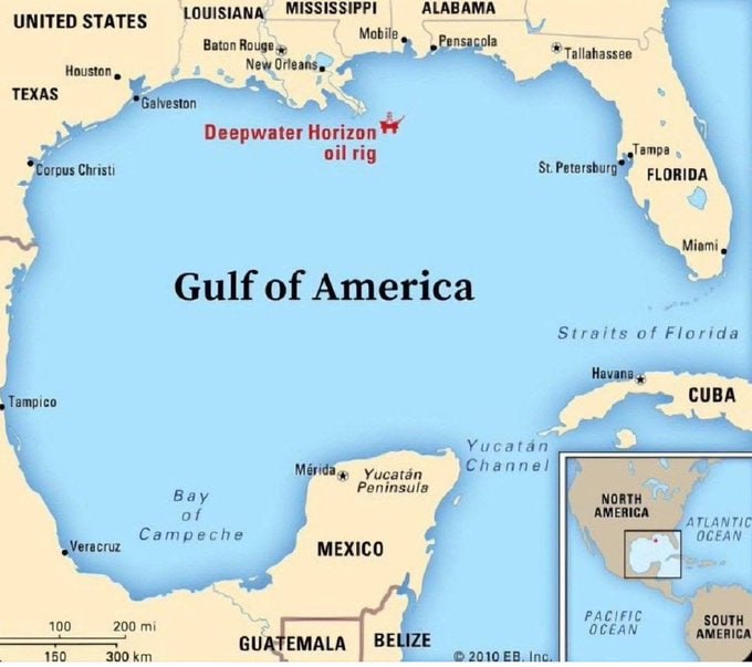 🚨BREAKING: Do you support Google Maps renaming the Gulf of Mexico to the Gulf of America?

YES or NO?