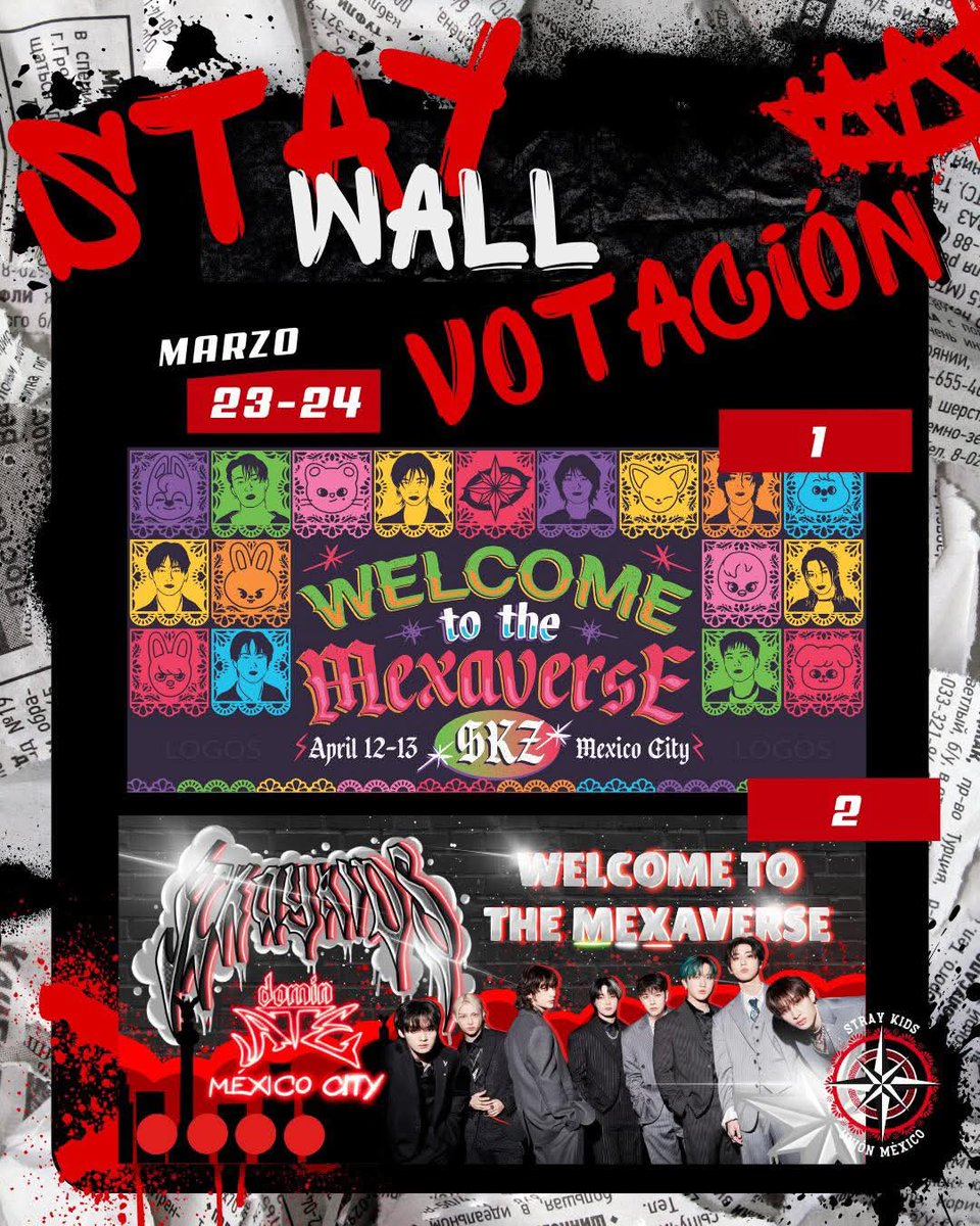 Stray_KidsMex's tweet photo. 💡 Revisa las propuestas en esta publicación 
🗳 Vota en nuestras STORIES en Instagram y en la ENCUESTA en X 
❕Te dejamos el link en comentarios 

#StrayKidsUnionMexico

+ https://t.co/bOGQ4NJTFg