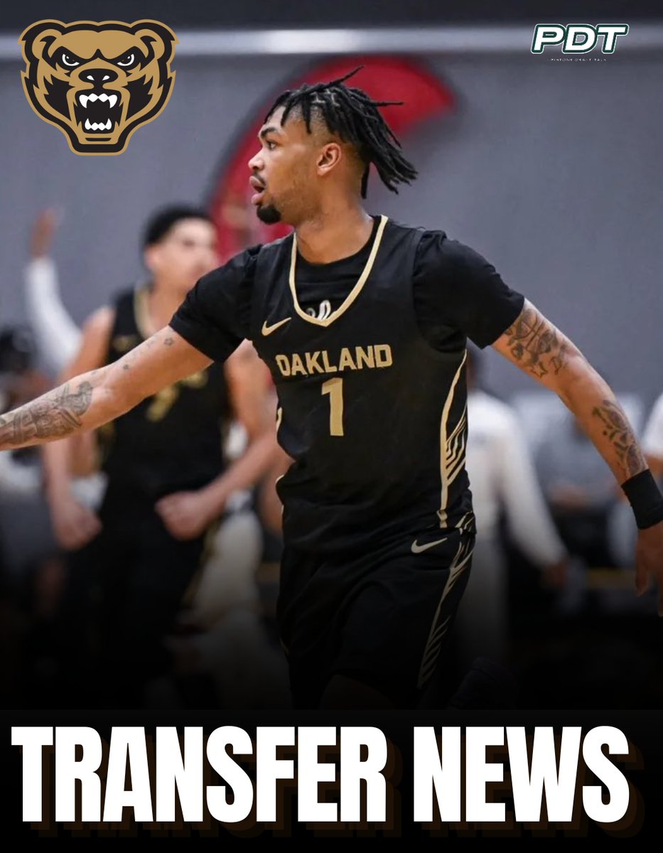 Oakland's Jaylen Jones is entering the transfer portal, he tells <a href="/PDTScouting/">Arman Jovic</a> 

Jones averaged 5.5 PPG, 2.7 RPG, and 3.1 APG this season, coming off the bench as the backup PG for Oakland. 

Jones averaged 9.3 PPG as a freshman at TSU