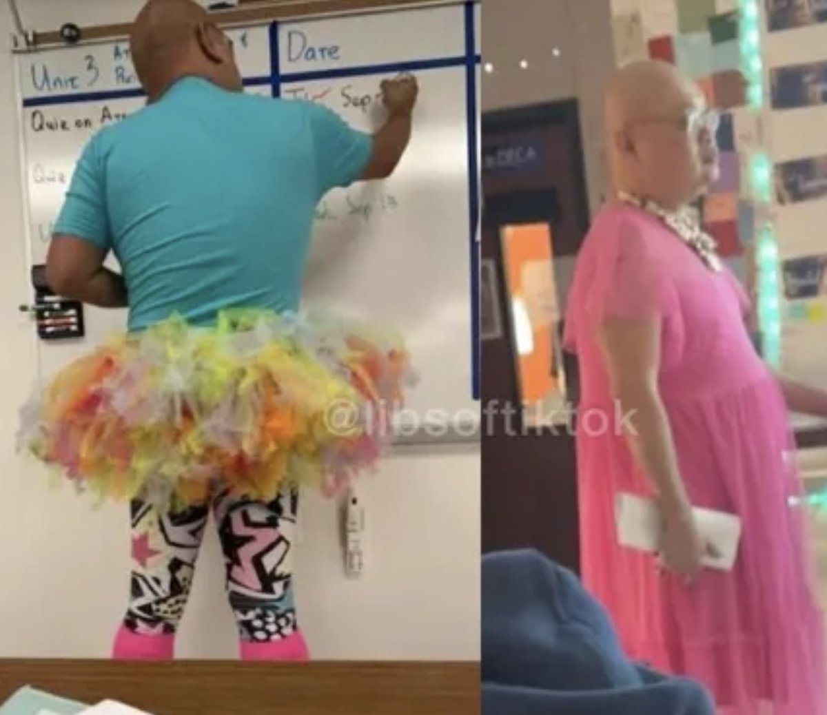 JohnRGardner's tweet image. I never saw anything like this while teaching. Closest was when band seniors my desk contents into this purse and presented it to me as a gift at the Band Banquet.

Teachers, be careful what you leave in your desk. #AllInFun #TeensAreGreat #IPrankedStudentsToo