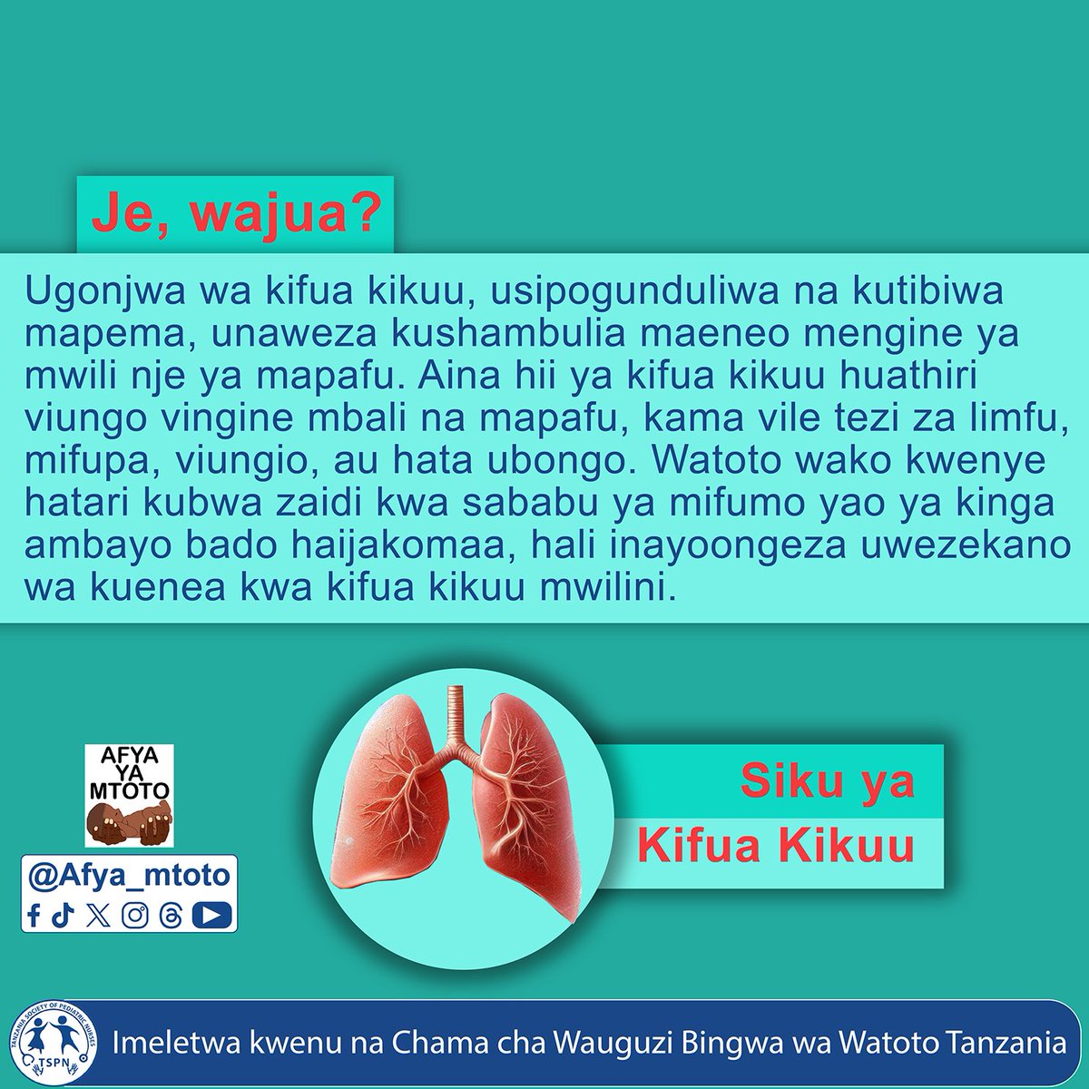 tspntz's tweet photo. #TuberculosisAwareness #Tuberculosis #afya #mtoto @Afya_mtoto https://t.co/jyn1r61pbl