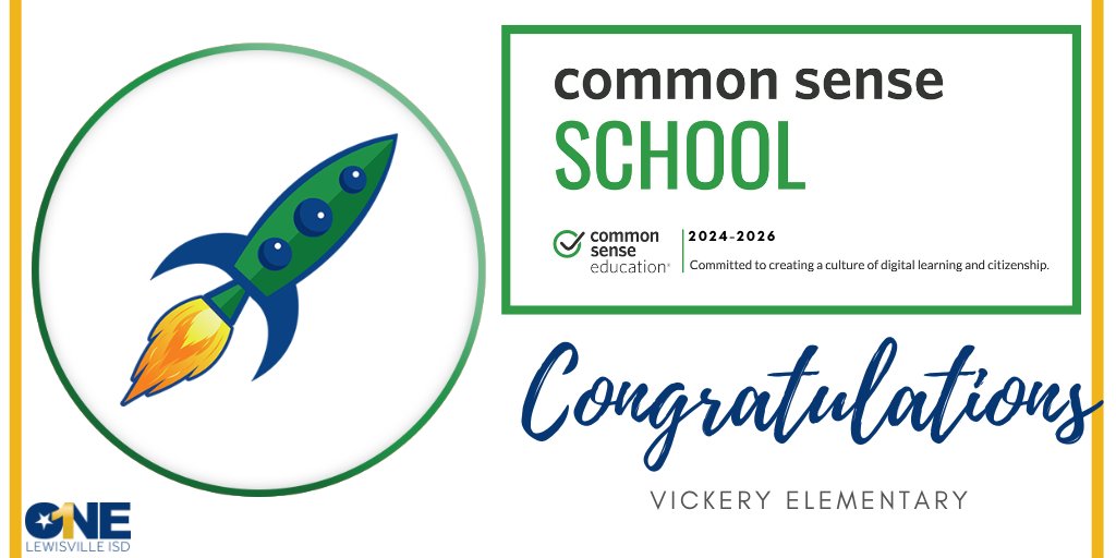 LISD Digital Learning (@digitallisd) on Twitter photo ๐Congratulations๐ย <a href="/VickeryES/">Vickery Elementary</a> staff for renewing yourย <a href="/CommonSenseEd/">Common Sense Education</a>ย School Recognition! ๐ We appreciate all that you do for your staff, students and community! <a href="/LoriLitchfield/">Lori Litchfield</a> <a href="/RhondaGodbey/">Rhonda Godbey</a> <a href="/LewisvilleISD/">Lewisville ISD</a>ย #DigitalLISD #LISDLib #oneLISD ๐Congratulations๐ย <a href="/VickeryES/">Vickery Elementary</a> staff for renewing yourย <a href="/CommonSenseEd/">Common Sense Education</a>ย School Recognition! ๐ We appreciate all that you do for your staff, students and community! <a href="/LoriLitchfield/">Lori Litchfield</a> <a href="/RhondaGodbey/">Rhonda Godbey</a> <a href="/LewisvilleISD/">Lewisville ISD</a>ย #DigitalLISD #LISDLib #oneLISD