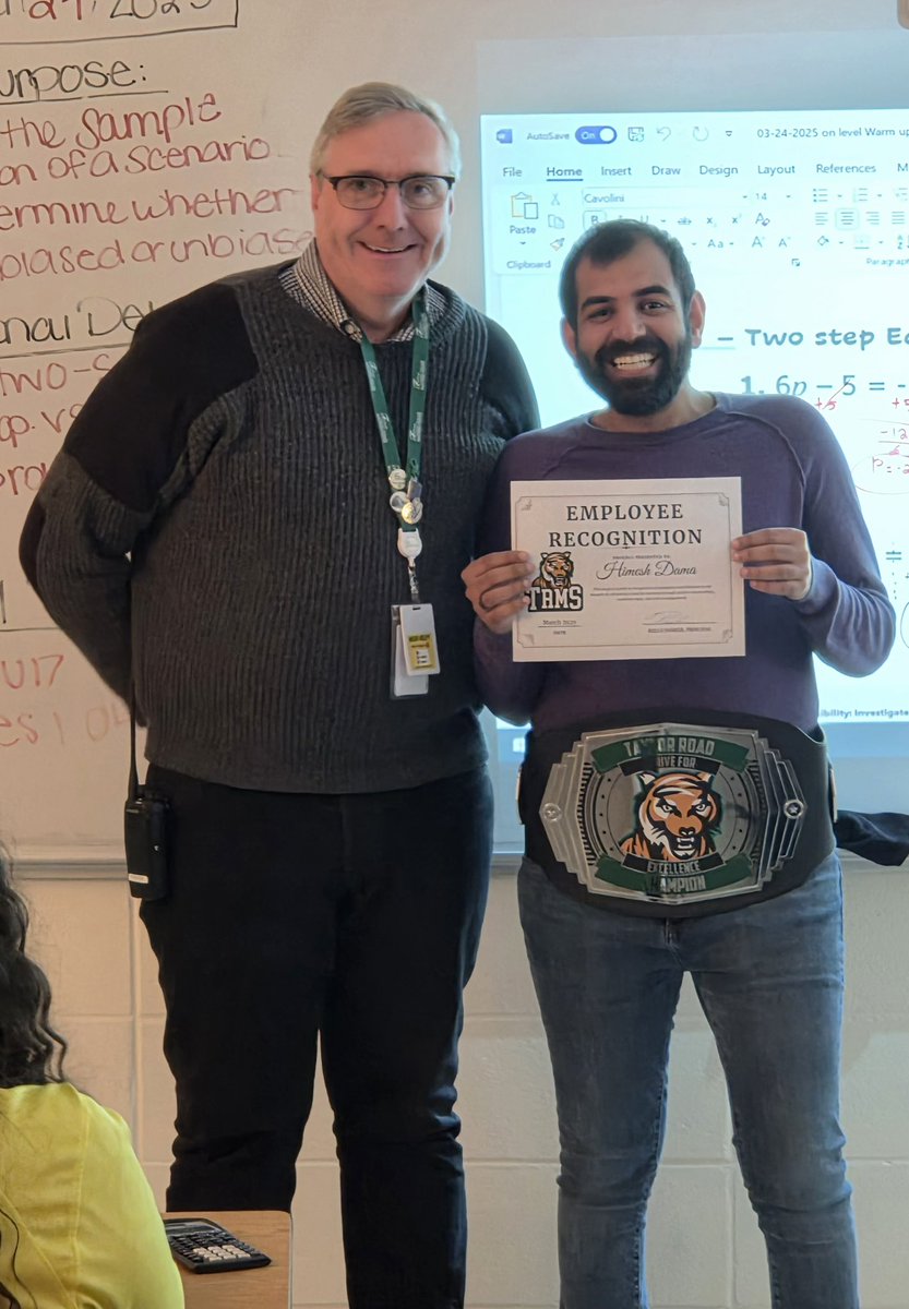 Rachel Kidd (@rachelrkidd) on Twitter photo Shoutout to our Teacher Champion, Mr. Dama. Mr. Dama has gone above and beyond as our Canvas champion and builds positive relationships as an amazing 7th grade math teacher! We are so lucky to have him at Taylor Road! <a href="/Proud_Tigers/">Tiger Pride</a> <a href="/TaylorRoadWay/">Kelly Parker</a> Shoutout to our Teacher Champion, Mr. Dama. Mr. Dama has gone above and beyond as our Canvas champion and builds positive relationships as an amazing 7th grade math teacher! We are so lucky to have him at Taylor Road! <a href="/Proud_Tigers/">Tiger Pride</a> <a href="/TaylorRoadWay/">Kelly Parker</a>
