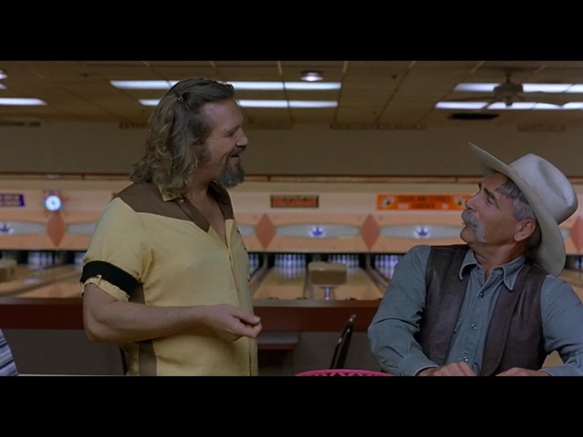 [Dude]: I wondered if I'd see you again. [The Stranger]: Wouldn't miss the semis. How things been goin’?