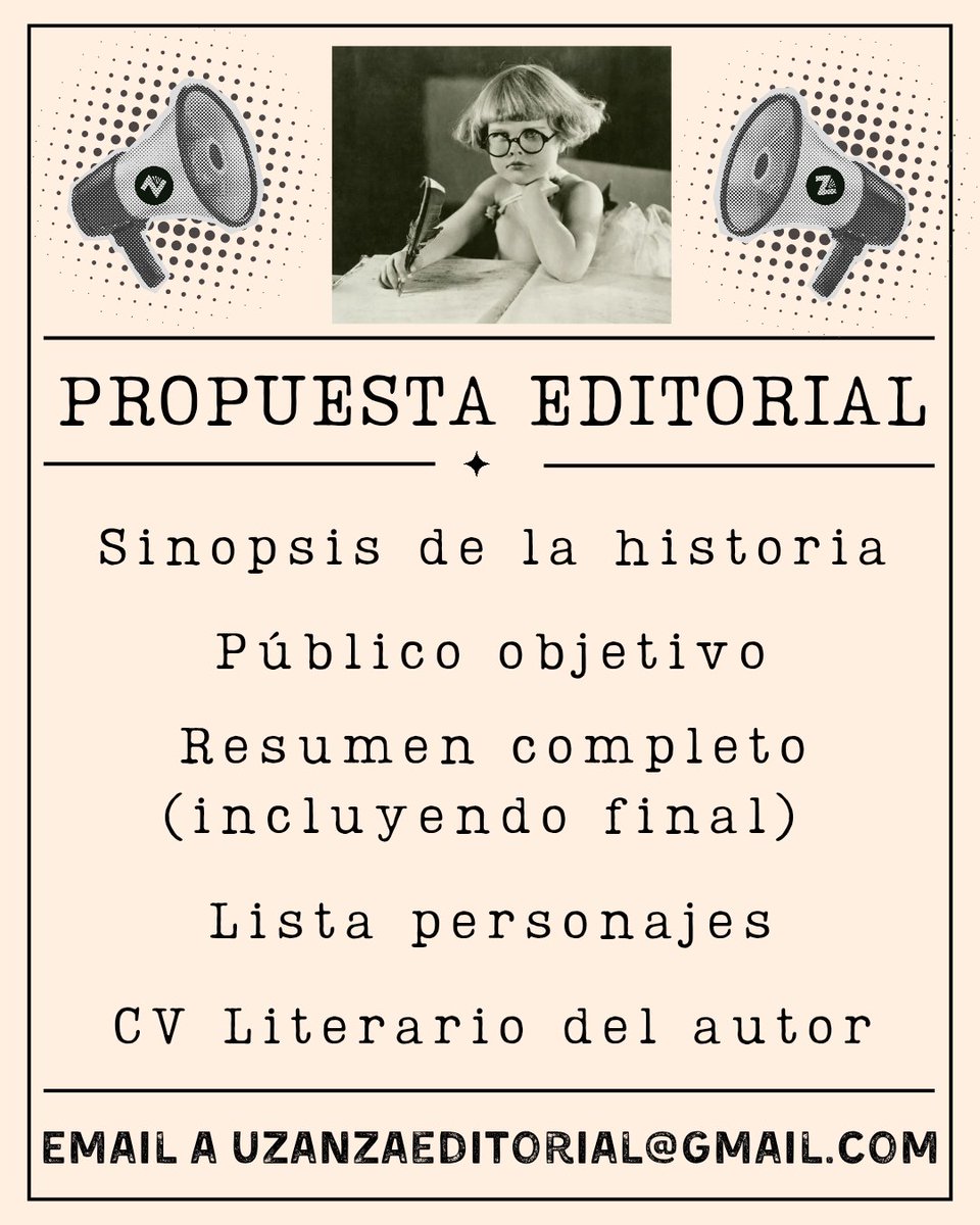 📣 Buscamos manuscritos de MISTERIO en todas sus variantes: suspense, policíaca, thriller, novela negra, rural noir, comedia negra, espionaje, judicial...

👉🏽 LA OBRA HA DE SER INÉDITA

🟣Fechas: del 1 al 7 de abril, ambos incluidos.

🟣Entre 50.000 y 200.000 palabras

Sigue 👇🏽