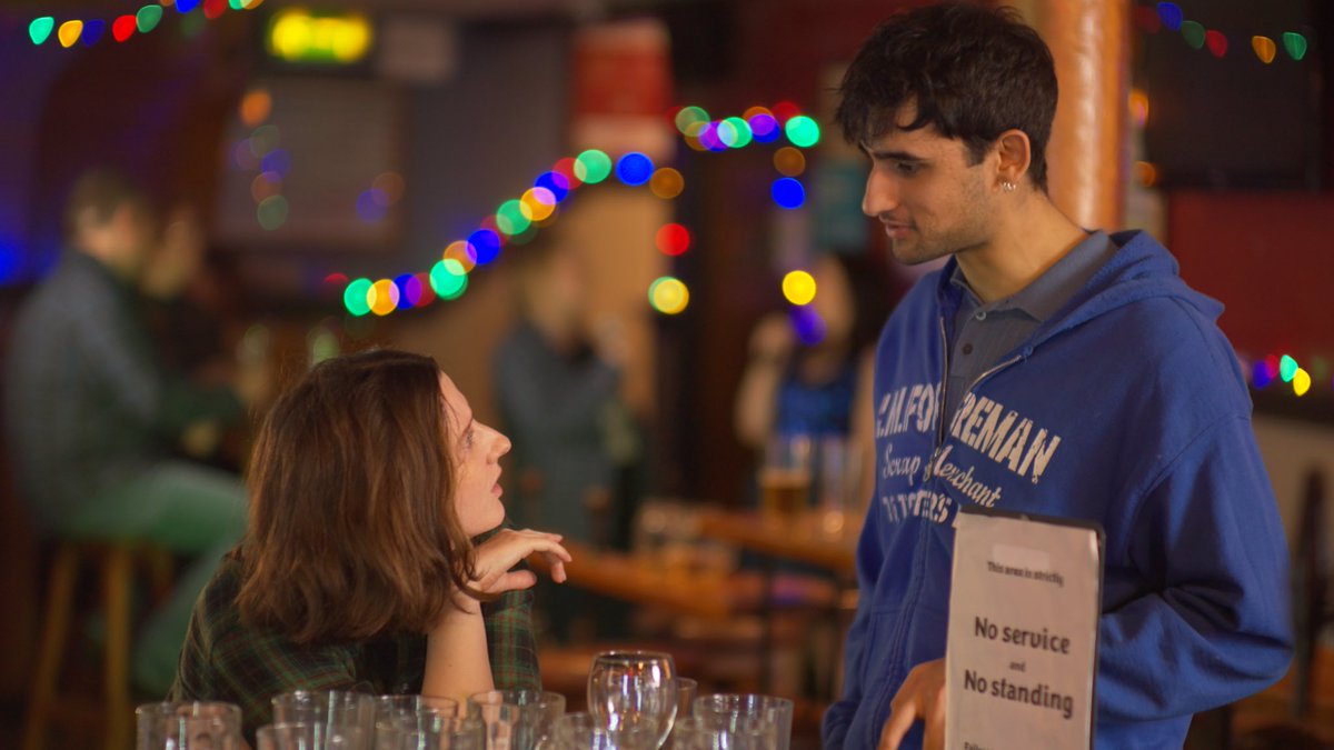 The sneakiest of peeks from our pilot shoot this weekend! Michelle (Ailsa Davidson) crashes into Mark’s (Zain Iqbal) life &amp; changes it forever! Help us make post production happen by grabbing a perk at greenlit.com/project/death-… &amp; sharing the link! #supportindiefilm #outlander