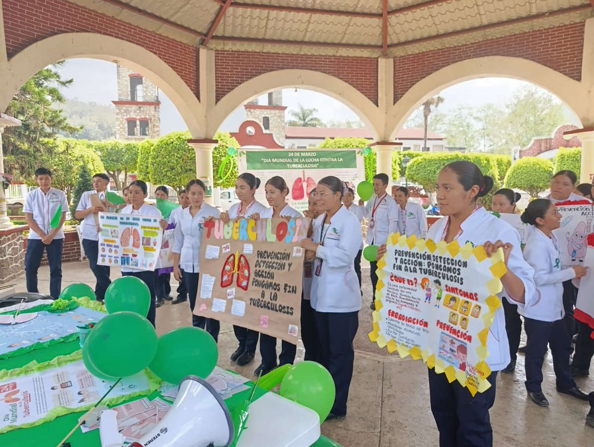 CecyteCalnali's tweet photo. En el #DíaMundialDeLaTuberculosis, estudiantes del @CecyteCalnali participaron en un desfile conmemorativo, sensibilizando a la comunidad sobre la prevención y detección temprana de esta enfermedad.
#SomosUnEquipoTransformandoElFuturo
@natycastrejonv @edmundo_rmz @CECyTEHidalgo https://t.co/FRHauAe8qV