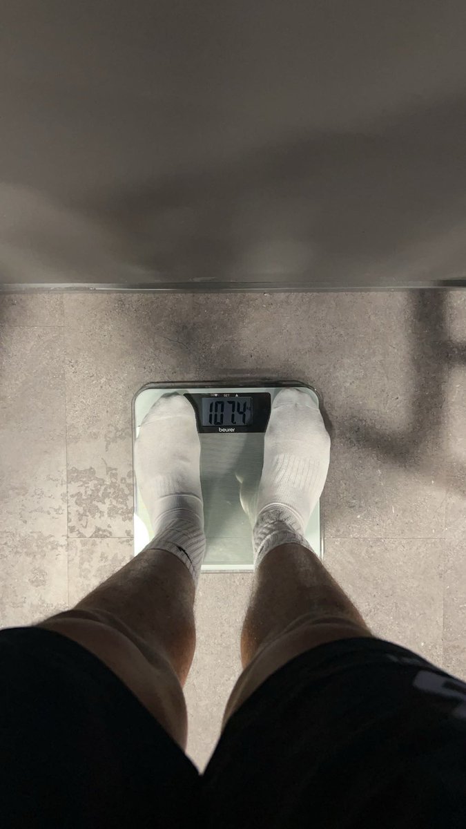 RJ Sagna (@rjsagna) on Twitter photo Current form!
107,4 kg = 236.7 lbs
6’5 feet
Also gonna post Official combine testing numbers this week!
<a href="/BCollierPPI/">Brandon Collier</a> <a href="/PPIRecruits/">PPIRECRUITS</a> <a href="/JoshAlaeze/">Coach Josh Alaeze</a> <a href="/EzeObiora2/">Coach Eze Obiora 🇳🇬</a> Current form!
107,4 kg = 236.7 lbs
6’5 feet
Also gonna post Official combine testing numbers this week!
<a href="/BCollierPPI/">Brandon Collier</a> <a href="/PPIRecruits/">PPIRECRUITS</a> <a href="/JoshAlaeze/">Coach Josh Alaeze</a> <a href="/EzeObiora2/">Coach Eze Obiora 🇳🇬</a>