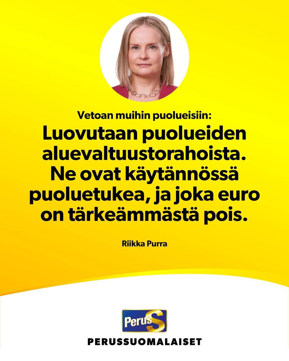 persut's tweet image. Muut puolueet, käytetäänkö rahat sinne, missä niitä tarvitaan enemmän?

#vaalit2025 #lähivaalit #aluevaalit