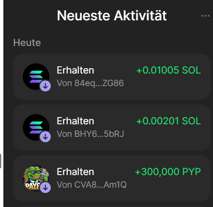 <a href="/paypaysol/">PAYPAY</a> Thanks, I received it.

I'll continue to support and would never even think about selling what I just won!

Team is legit, dev is honest, gud tek, telegram and community activ and the rest will follow.

Btw the bigger reward in the screenshot is from PayPay.

#PayPay 
#pyp