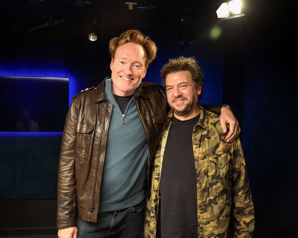 ConanOBrien's tweet image. After our interview, Danny McBride gave me a laser pointer that makes a penis. This is why I got into show business. apple.co/TeamCoco