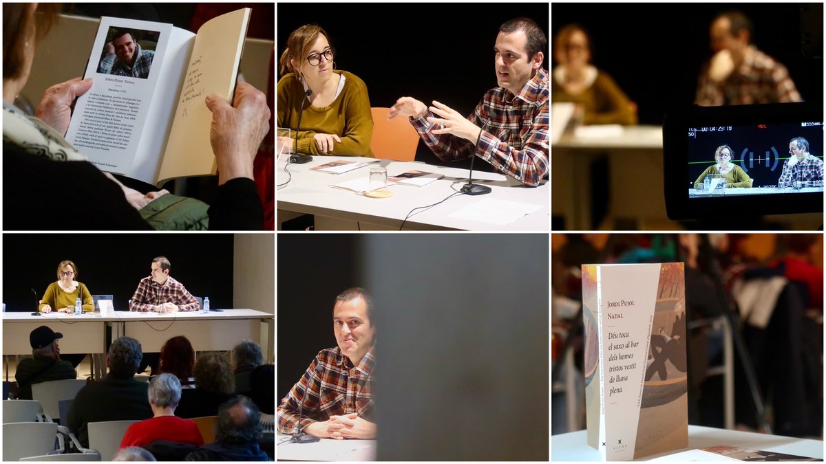 "L'ombra d'un dubte | creua tot el poema | d'un vers a l'altre". Presentació a l'Espai Betúlia de #Badalona del nou poemari de <a href="/jordipujolnadal/">jordipujolnadal</a> (publicat per <a href="/Viena_Edicions/">Viena Edicions</a>), amb <a href="/txell79/">Txell Ortiz Vilaseca</a>.