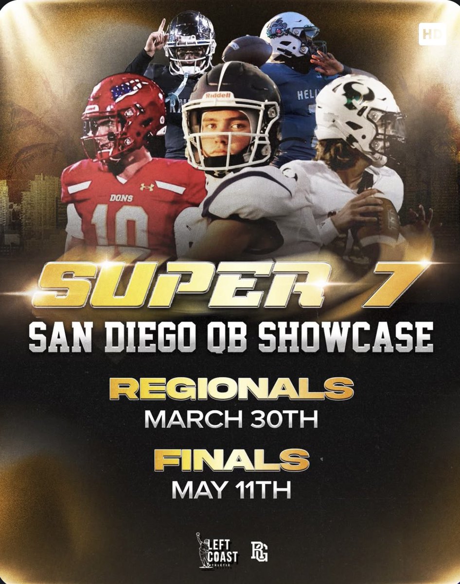 Blessed to receive an invite to go compete at the Super 7 showcase! Thank you <a href="/LeftCoastAthl/">Coach Jose Mohler</a> and <a href="/Super7SD/">Super 7</a> for the opportunity!