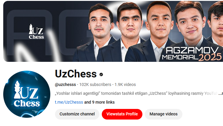 102K 🥳
200K gacha ezvovmaslik uchun) har 10K da Tweet qilib #UzChess haqida eslatib turaman.

Aytgancha shaxmat entezuastlari, iqtidorlar va bizga nimani qanday qilishni taklif qilib shuni amalga oshira oladiganlar uchun bizning eshiklarimiz doimo ochiq.